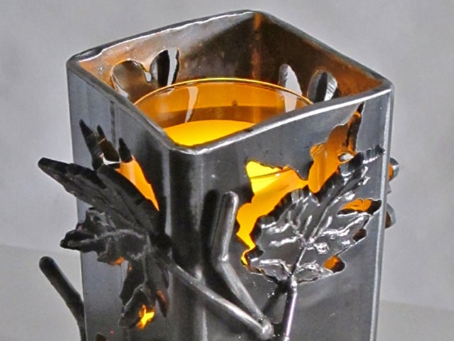 Steel Candle Holder