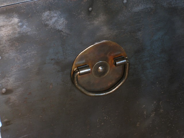 custom metal chest with lock