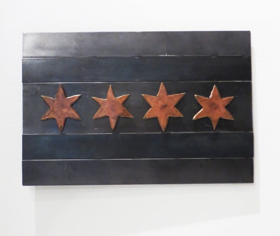 chicago steel flag artwork